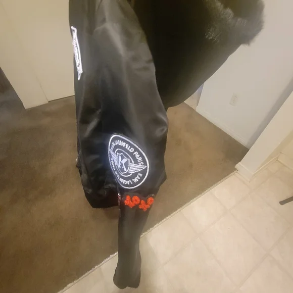 Karl Lagerfeld Hooded Puffer Jacket NWOT - Picture 9 of 10